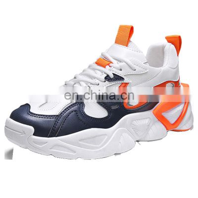 Factory Outlet 2021 Christmas New Youth Korean Thick-soled Trend Fashion Customized Mesh Casual Running Sneakers