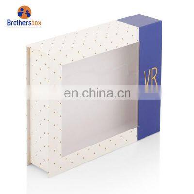 Custom rigid packaging luxury magnetic paper gift box