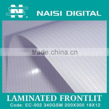 Laminated Frontlit Pvc Flex Banner Roll 340gsm