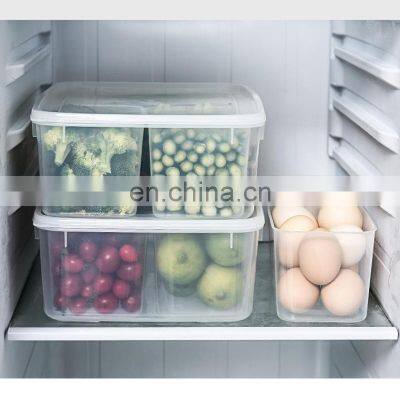 Transparent Food Preservation Plastic Box Shelf Storage Pantry Rack Home Organization Kitchen photo-3