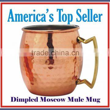 Best Seller Moscow Mule Mug 100% solid manufacturer moscow mule copper mugs wholesale for smirnoff vodka and