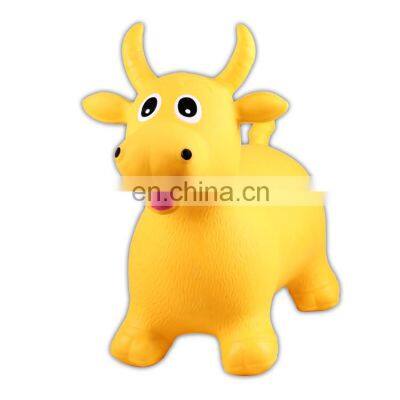 kids ride on Inflatable Jumping animals with cute design horse toys for home and school