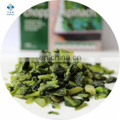 New Crop High Quality Organic IQF Frozen Chopped Spinach Block