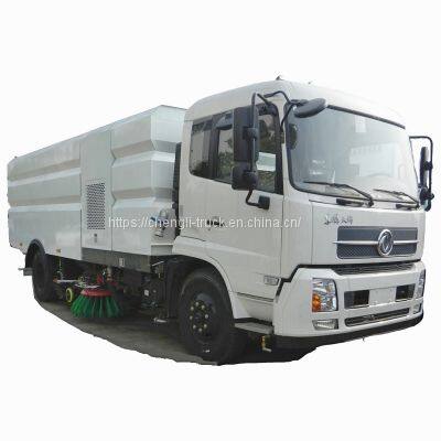 High Quality Dongfeng KINGRUN LHD or RHD Cummins Engine Road Sweeper Truck
