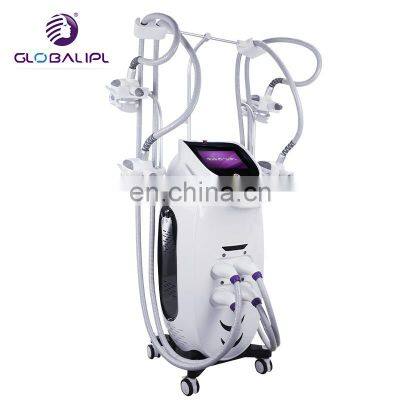 Simple Operation 5 in 1 Fat Freezing Cryo Cavitation Rf Vacuum slim fit body shaping machine