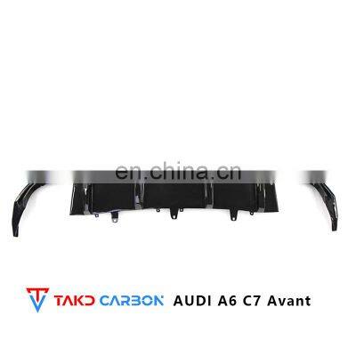 Side Skirts Extensions Car Auto Accessories Dry Carbon Fiber Manufacturing For AUDI A6 C7 Avant