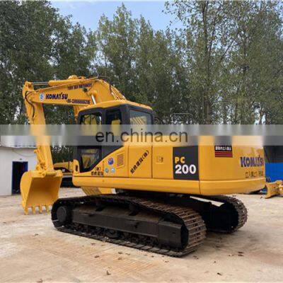 20ton Komatsu used excavator pc200-7 pc200