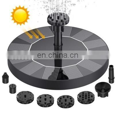 Solar Powered Pond Pump Fountain Garden Decorative Water Pumps for Outdoor Pool Yard Patio Decoration Fountain Light