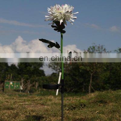 Solar Simple Flower Light Outdoor Waterproof Lawn Garden Lights For Park Coutyard