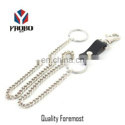 Fashion High Quality Metal Swivel Bolt Snap Hook Leather Wallet Chain photo-3