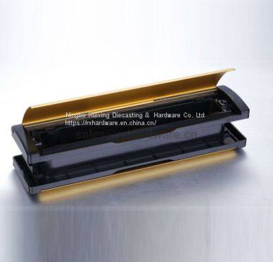 Anodised Gold Aluminium Letterplate, Income Box photo-2