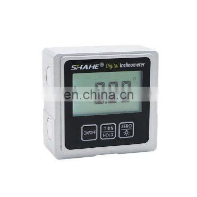 Portable Mini digital inclinometer with three sides magnet and backlight Electronic Angle Level box Digital protractor