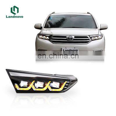 Landnovo High Quality Car Light Led Headlight for Toyota Highlander 2012 2013 2014 Led Head Lamp