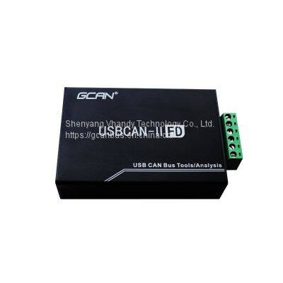 GCAN 2-Channel CAN FD Debug Analyzer, Supports Windows System with Interface Card CAN Bus for High-Performance Tools
