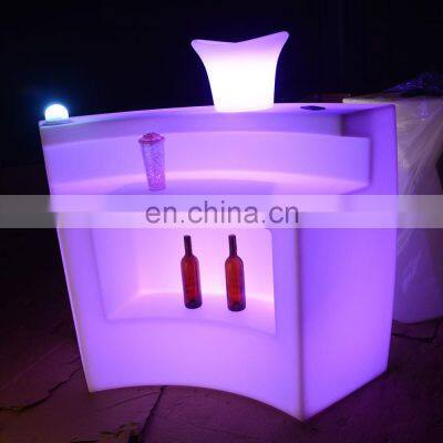 glow led mobile bar / led bar counter / portable bar counter