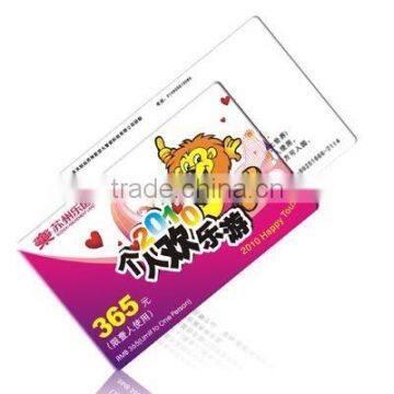 magnetic stripe card