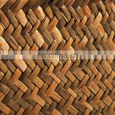 HBK Three Piece Set( Small Size) With Lid Rectangle Handmade Natural Seagrass Storage Box for Clothing and Sundries photo-4