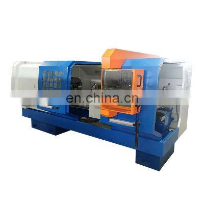 cnc lathe machines manufacturer china big spindle bore flat bed cnc lathe CDK6150 with GSK Controller for industry metalworking