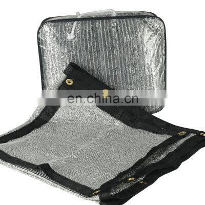 Outdoor Sun Shading Net 85% Reflective Aluminum Foil Sunscreen UV for Greenhouse Flowers Patio Plants Covers photo-3
