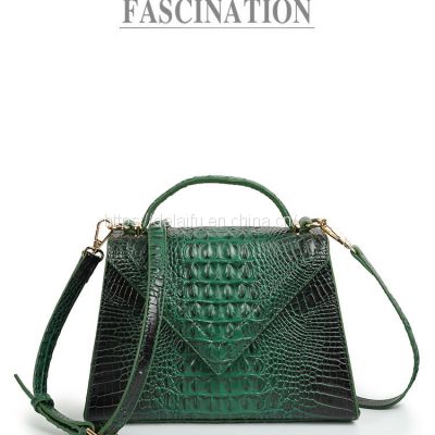 Amazon best-selling crocodile print handbag the Middle-east hot style ladies bags in stock