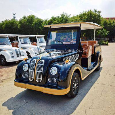 8-seat electric sightseeing car, vintage car made in China