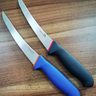 TPR TPE Softgrip Handle Slaughter Houses Meat Processing Butchering Knives Debonig Boning Skinning Butcher Steak Trimming Breaking Knife Lines Tools Smallwares China Bolex photo-3