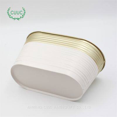 Metal Galvanised Christmas Planter Flower Pot Plant Pot photo-5