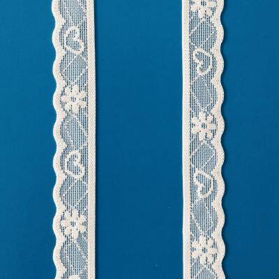 Wholesale Lace Trim Flower Elastic Lace Ribbons for Craft Gift Package Decoration Wedding Headbands