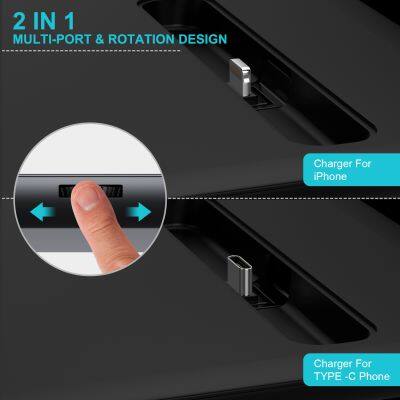 Strong Compatible Charger Station for IPhone 11 Iwatch and Airpod Portable Battery Charger 4 in 1 Wireless Charger Stand photo-4