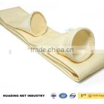High temperature filter bag for power plant