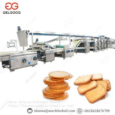 Factory Complete Baked Cookies Soft Hard Soda Stick Biscuit Making Machine Production Line Manufacturing Plant