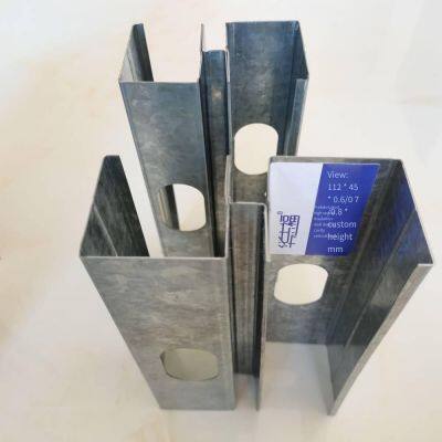 Huazhifu Prefabricated High-soundproof Wall 112 Keel, Vibration-damping Z-shaped Light Steel Keel for Hotel Soundproof Wall photo-4