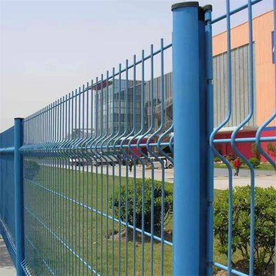 Factory Supply 3D Bend Galvanized Steel Metal Welded Wire Mesh Panel Fence/3D Curved Fence photo-2