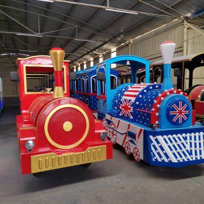 Outdoor Plaza Amusement Equipment, Plaza Toys for Kids, Scenic Area Trains, Second-hand Amusement Equipment photo-3