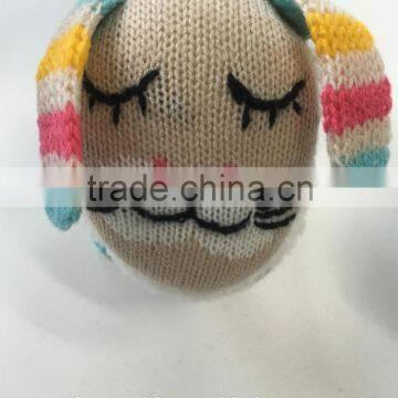 winter ear muff for children personalized ear muffs knitted cozy ear muff cute animal pattern