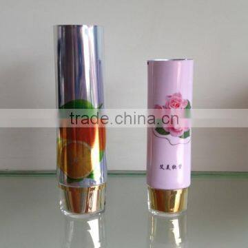 laminated Collapsible Tube for cosmetic packaging acrylic cap