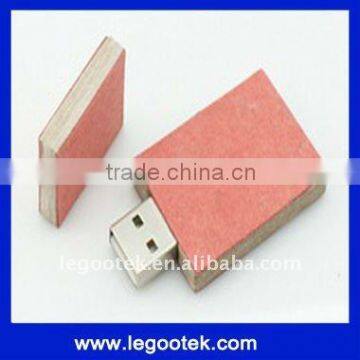 rectangle wooden usb