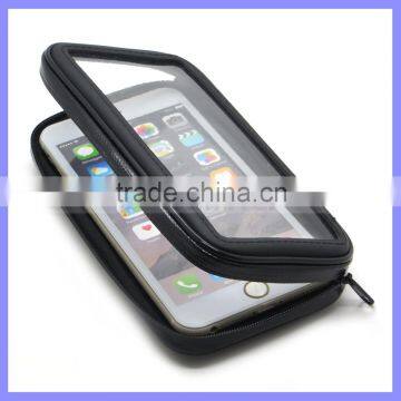 Outdoor Sport Waterproof Full Cover 5.5 Inch Bike Pouch Case for Smart Mobile Phone