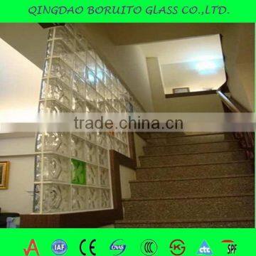 Glass block for interior and exterior decoration