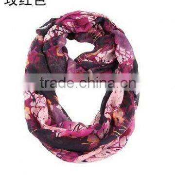 Top-selling Foreign Trade Attractive Splash-ink Printing Fashion Infinity Shawl Round Neck Scarf photo-3