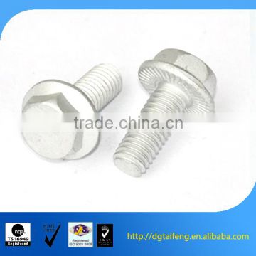 carbon steel dacromet coating hex washer bolt