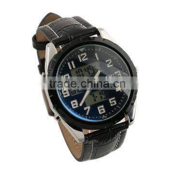 MR007 New Classic Mens Man Black Face Army Military Wrist Watch