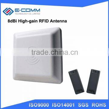 Best Quality Integrative UHF RFID card reader 6M long range 8dbi Antenna RS232/RS485/Wiegand of parking management system