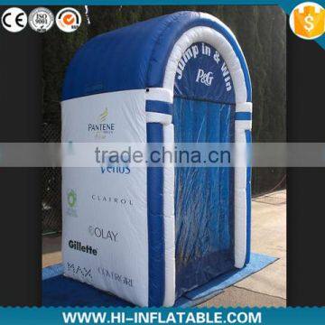 Hot sale!!inflatable money machines booth for advertisment