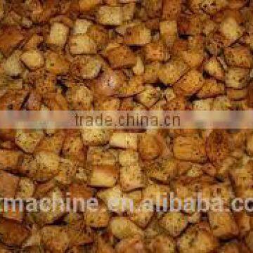 2014 new fried croutons production system croutons making machine skype:lisatanghong+0086-0531-15964515336