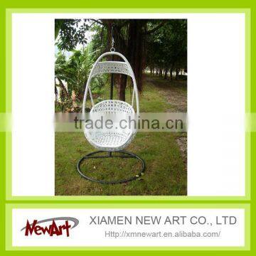Swing white rattan outdoor furniture