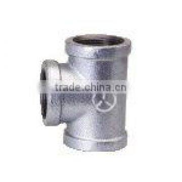 Light weight malleable iron pipe fitting,galvalized pipe fittings, UL FM CERTIFICATED,130 TEE