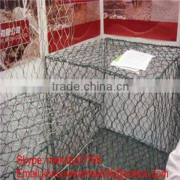 Gabion basket 2.7mm 80x100mm 2m x 1m x 1m hot dipped galvanized