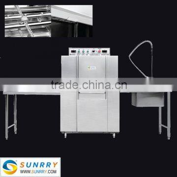 Hot-sell Commercial Single Cylinder And Chain Type Dishwasher Machine (SUNRRY SY-DW120B)