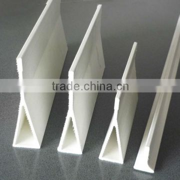 Anti-corrosion, durable and high strength fiberglass support beam for pig farrowing crate/slat floor